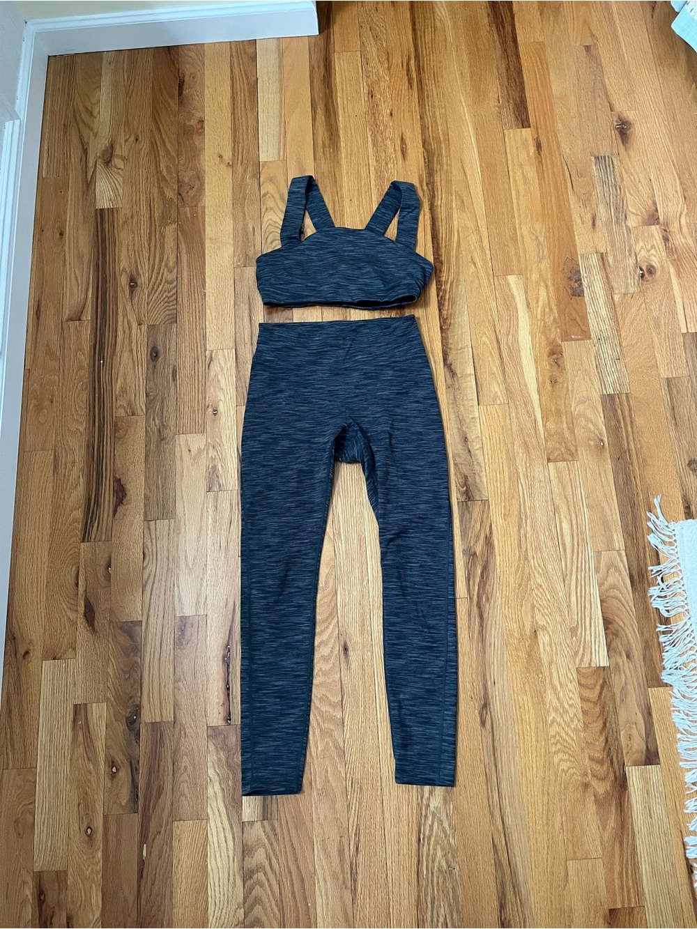 Outdoor Voices Charcoal Grey Activewear Set